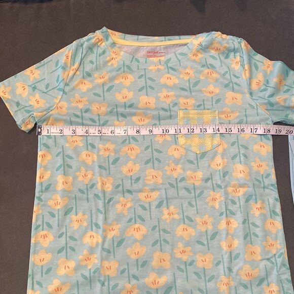 Kids Cat & Jack Pajama Sleep Set 3 Pieces Size XL (14/16) NWT - Picture 2 of 11